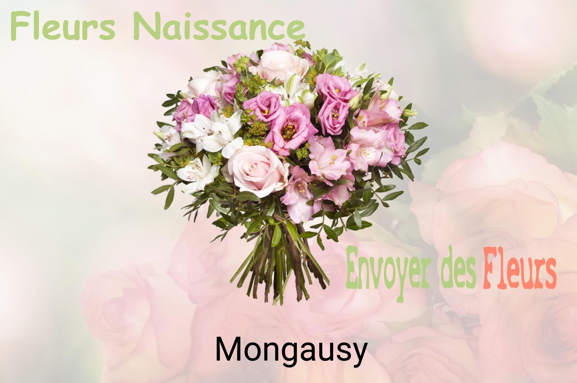 Bouquet de fleurs de naissance livré à Mongausy